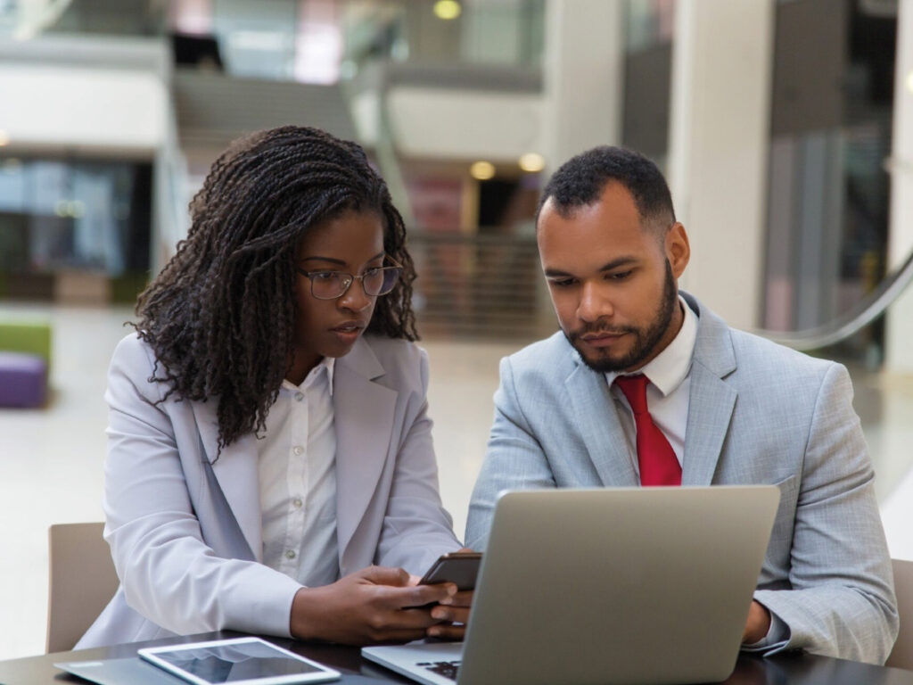 Young African Business Men and Women Strategy Meeting